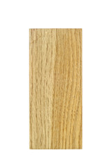 Wooden beam isolated on white background