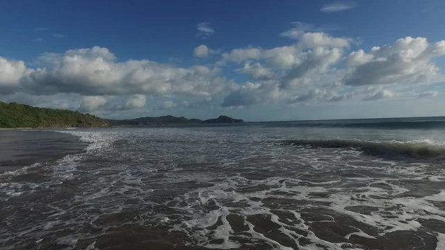 Playa Colorado beach in Iguana Golf and Surf Resort in Nicaragua near Rancho Santana