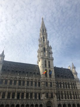 Splendida vista della Grande Place, Bruxelles, Belgio