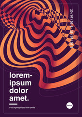 Abstract poster design