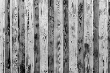 Black and white wooden boards texture background