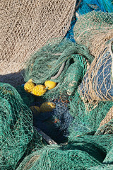 fishing nets and ropes