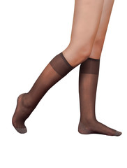 nylon high knee socks