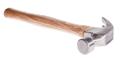 Hammer on white background