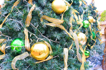 Christmas tree of artificial fir for southern countries