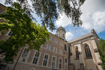 Abbaye de saint Florent le vieil vu de derrière