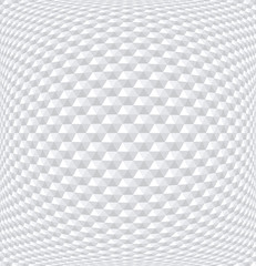 Hexagons pattern. White geometric background.