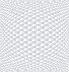 Hexagons pattern. White geometric background.