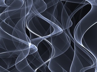  Abstract colored smoke isolated on a black background 