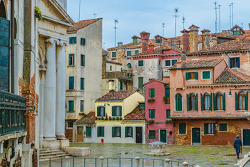 Architectural Urban Scene, Venice, Italy