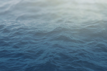 blue sea waves close up