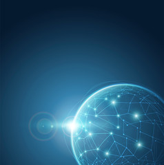 mondo, orbita, internet, satellite © xyz+