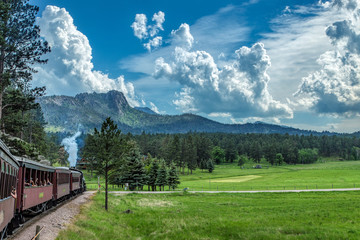 Fototapeta premium South Dakota Train 