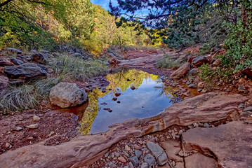 Munds Wagon Trail Reflections near Sedona Arizona.