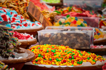 Fototapeta na wymiar colorful variety of sweets