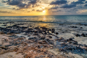 Rocky Shore sunset 