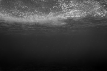 underwater ocean. storm. Mystic.