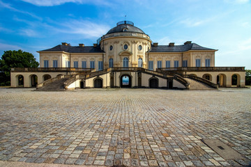 Fototapeta na wymiar Schloss, Solitude, Stuttgart, Deutschland, Gebäude