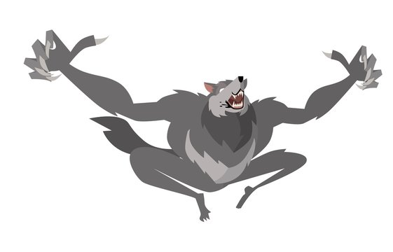 evil wild werewolf