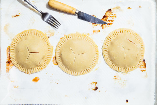 Handmade pie preparation