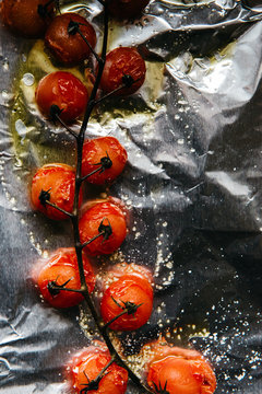 Roasted Tomatoes on the Vine