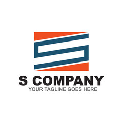 S letter logo design vector template