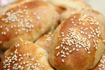 buns with poppy seeds