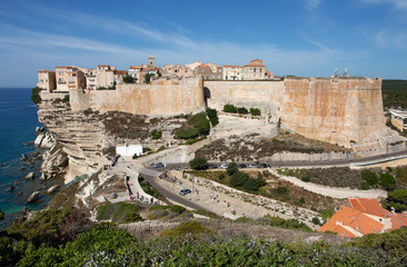 Fototapeta premium Paysages de Bonifacio en Corse