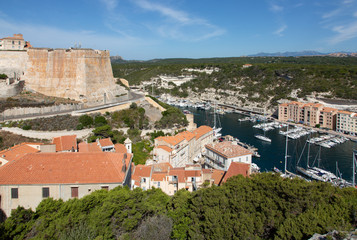 Fototapeta na wymiar Paysages de Bonifacio en Corse