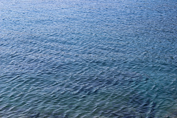 Deep blue sea water background