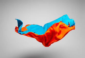 multicolored fabric in motion