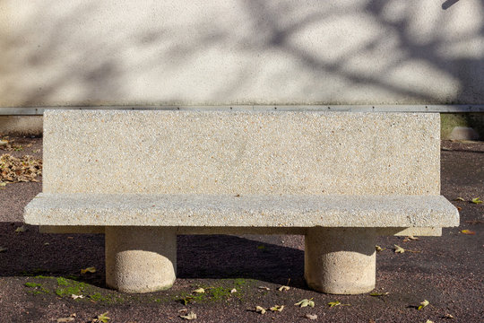 banc en pierre