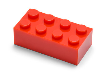 Red Plastic Block