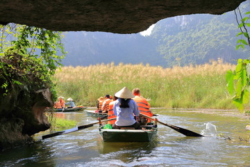 Trang An in Ninh Binh,Vietnam.world heritage site