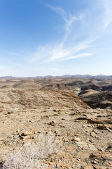 Namibia beautiful landscape during winter