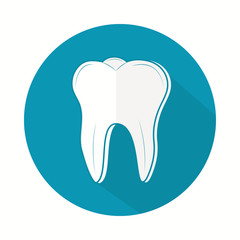 Dent icon. Tooth logotype. Dental office logo. Vector illustration