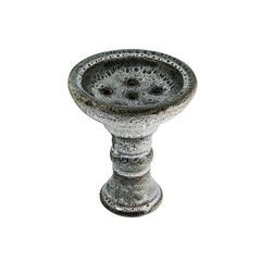 Bowl for hookah on a white background