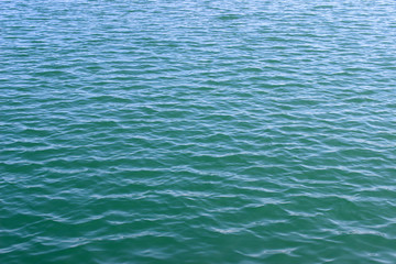 Blue green sea water surface texture ripples background