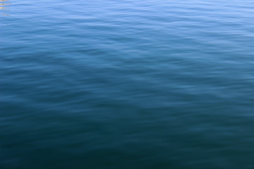 Deep blue sea water surface texture ripples abstract background horizontal