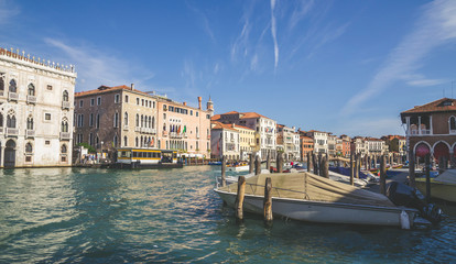 Obraz premium Panoramic view of famous Grand Canal in Venice, Italy