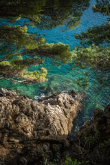 Beautiful rocky Croatian coast