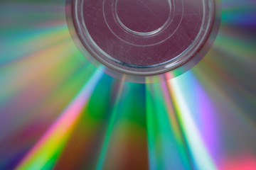 Compact CD close up