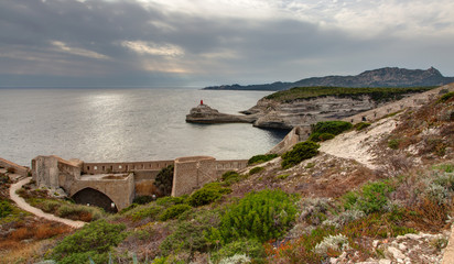 Paysages de Bonifacio en Corse
