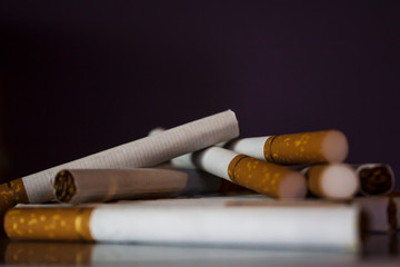 Pile of cigarettes