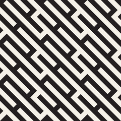 Vector seamless pattern. Modern stylish abstract texture. Repeating geometric tiles