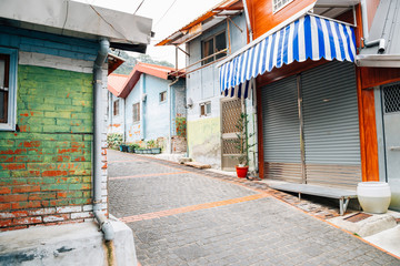 Fototapeta premium Jiji line Checheng old town in Nantou, Taiwan