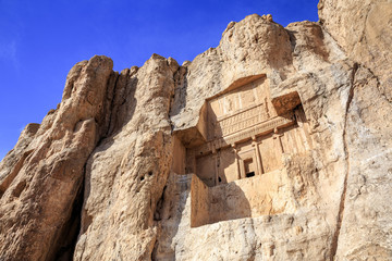 Iran - Naqsh-e Rustam - The tomb of Serse