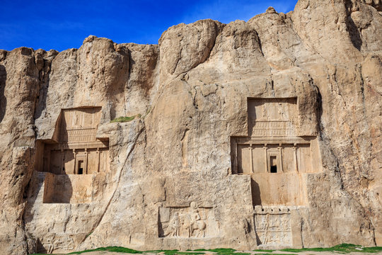 Iran - Naqsh-e Rustam - The tomb of Serse