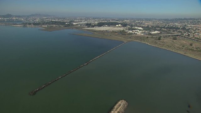 Aerial Point Isabel Cerrito Creek San Francisco USA
