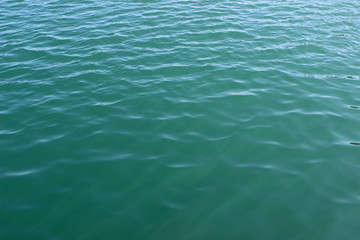 Blue green sea water surface texture ripples background